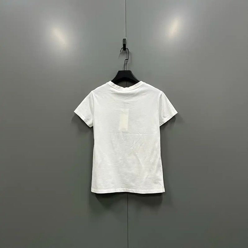 Kenzo KENZO White Cotton Logo Short Sleeve T-Shirt 0089 Size M / US 6-8 / IT 42-44 - 2 Thumbnail