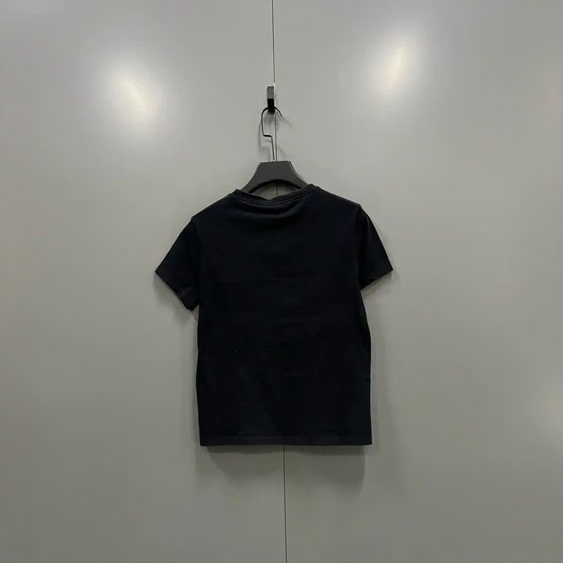 Kenzo KENZO Black Cotton Logo Short Sleeve T-Shirt 0089 Size ONE SIZE - 2 Thumbnail
