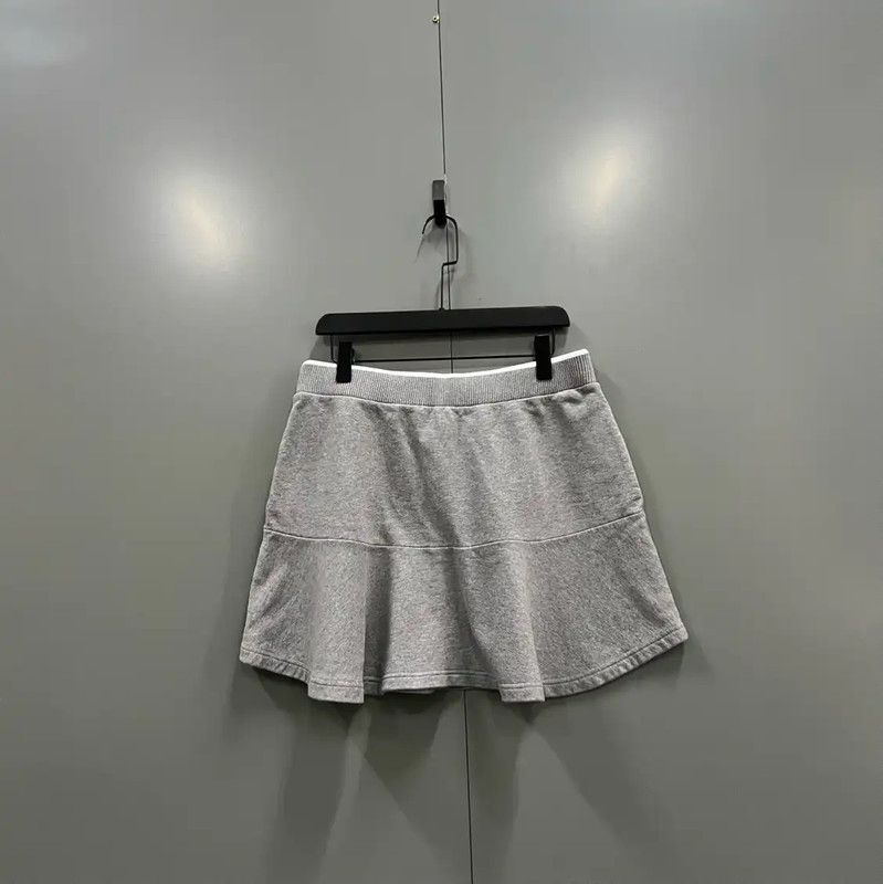 Kenzo KENZO Grey Cotton Summer Skirt for Women 0089 Size 28" / US 6 / IT 42 - 2 Thumbnail