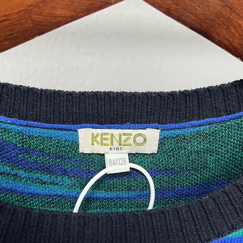 Kenzo KENZO Colorful Wool Pullover Sweater for Women 0089 Size S / US 4 / IT 40 - 3 Thumbnail