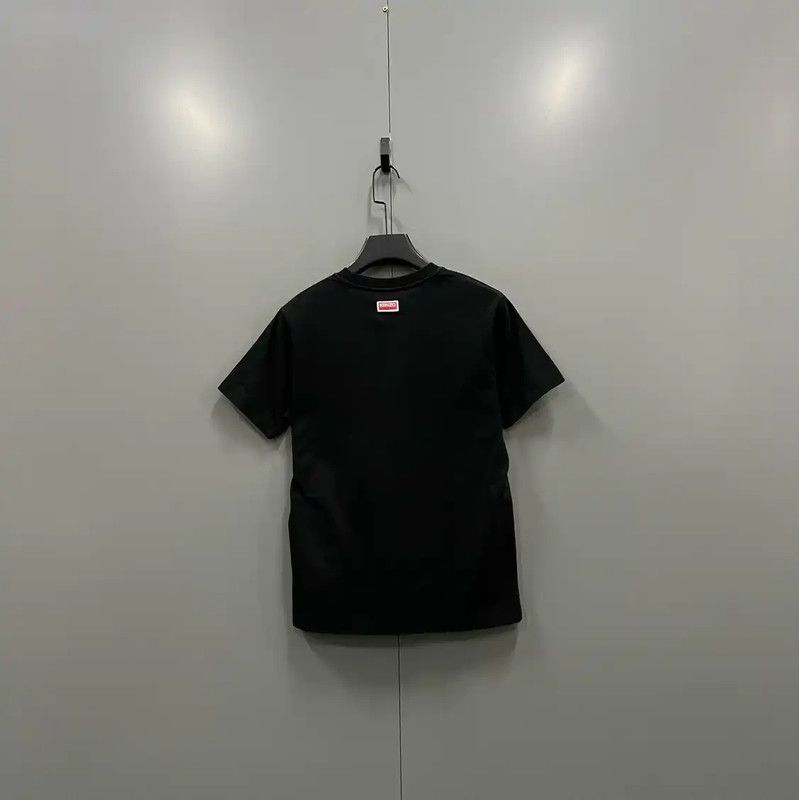Kenzo KENZO Women's Black Logo Short Sleeve T-Shirt 0089 Size S / US 4 / IT 40 - 3 Thumbnail