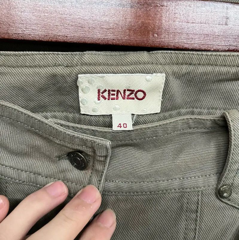 Kenzo KENZO Women's Casual Pants in Green Color 0089 Size 30" / US 8 / IT 44 - 3 Thumbnail