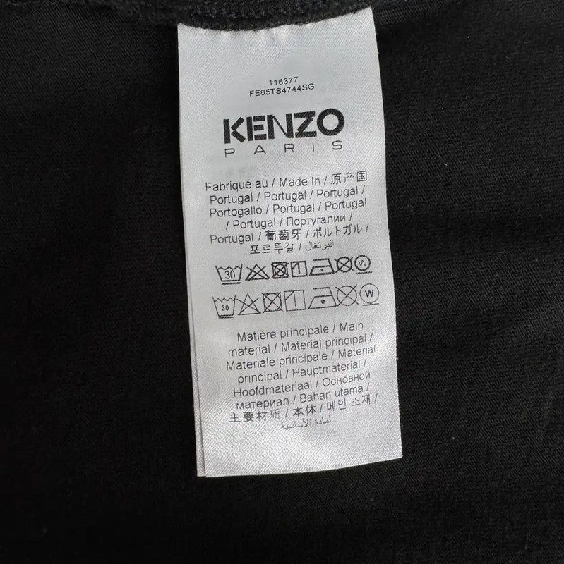 Kenzo KENZO Black Cotton T-Shirt for Women 0089 Size M / US 6-8 / IT 42-44 - 4 Thumbnail