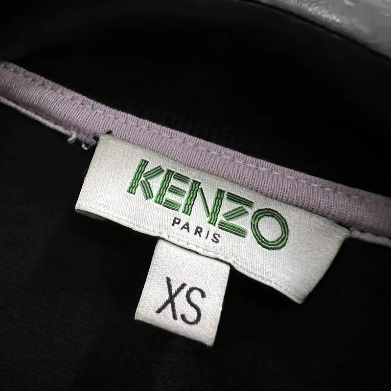 Kenzo KENZO Black Cotton Women's Jacket XS 0089 Size XS / US 0-2 / IT 36-38 - 2 Thumbnail