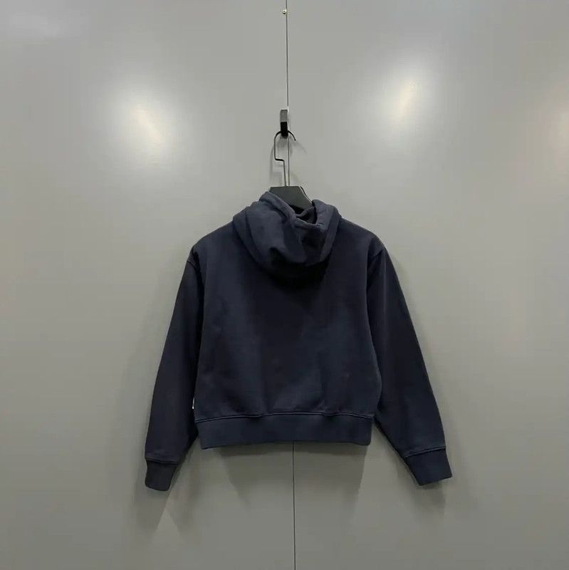 Kenzo KENZO Navy Cotton Women's Cropped Long Sleeve Hoodie 0089 Size S / US 4 / IT 40 - 2 Thumbnail
