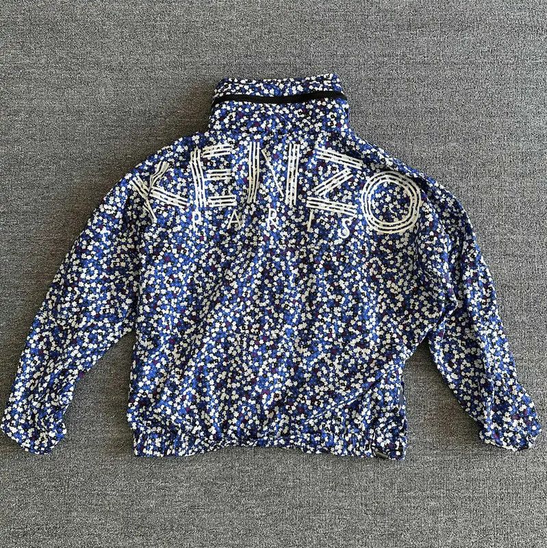 Kenzo KENZO Lightweight Blue Floral Jacket for Women 0089 Size S / US 4 / IT 40 - 2 Thumbnail