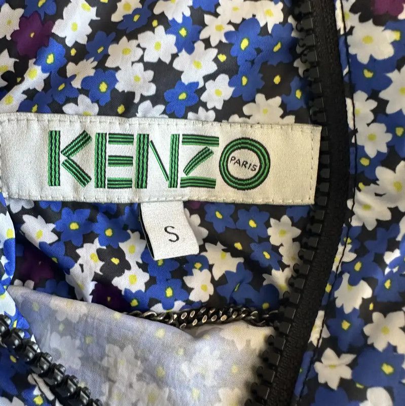 Kenzo KENZO Lightweight Blue Floral Jacket for Women 0089 Size S / US 4 / IT 40 - 4 Thumbnail