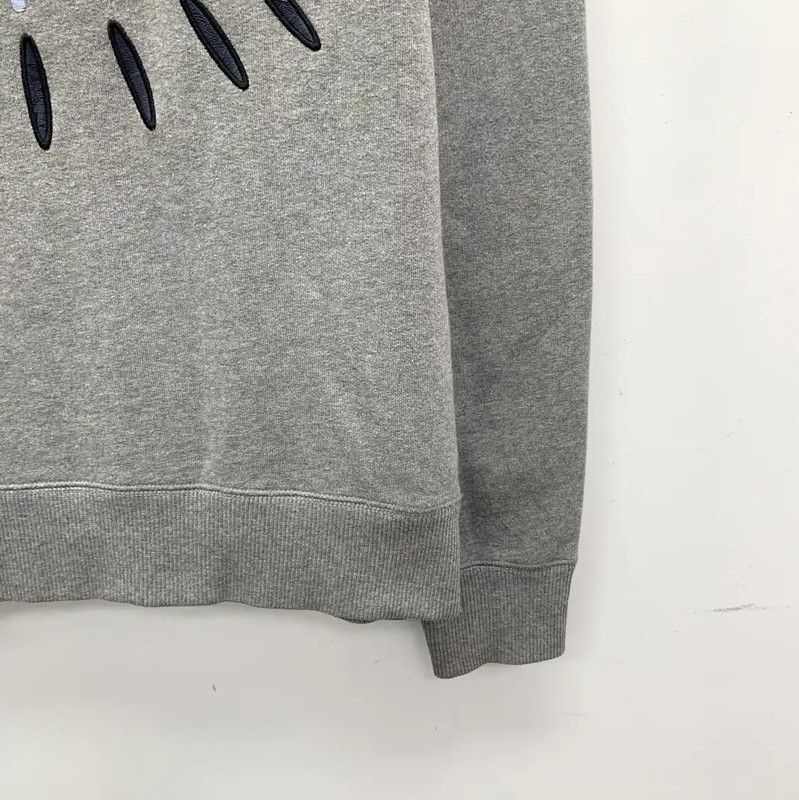 Kenzo KENZO Gray Cotton Women's Sweatshirt 0089 Size S / US 4 / IT 40 - 4 Thumbnail