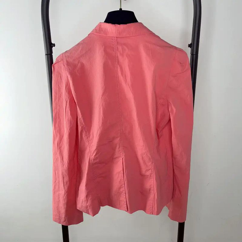 Kenzo KENZO Pink Cotton Blazer for Women 0089 Size M / US 6-8 / IT 42-44 - 2 Thumbnail