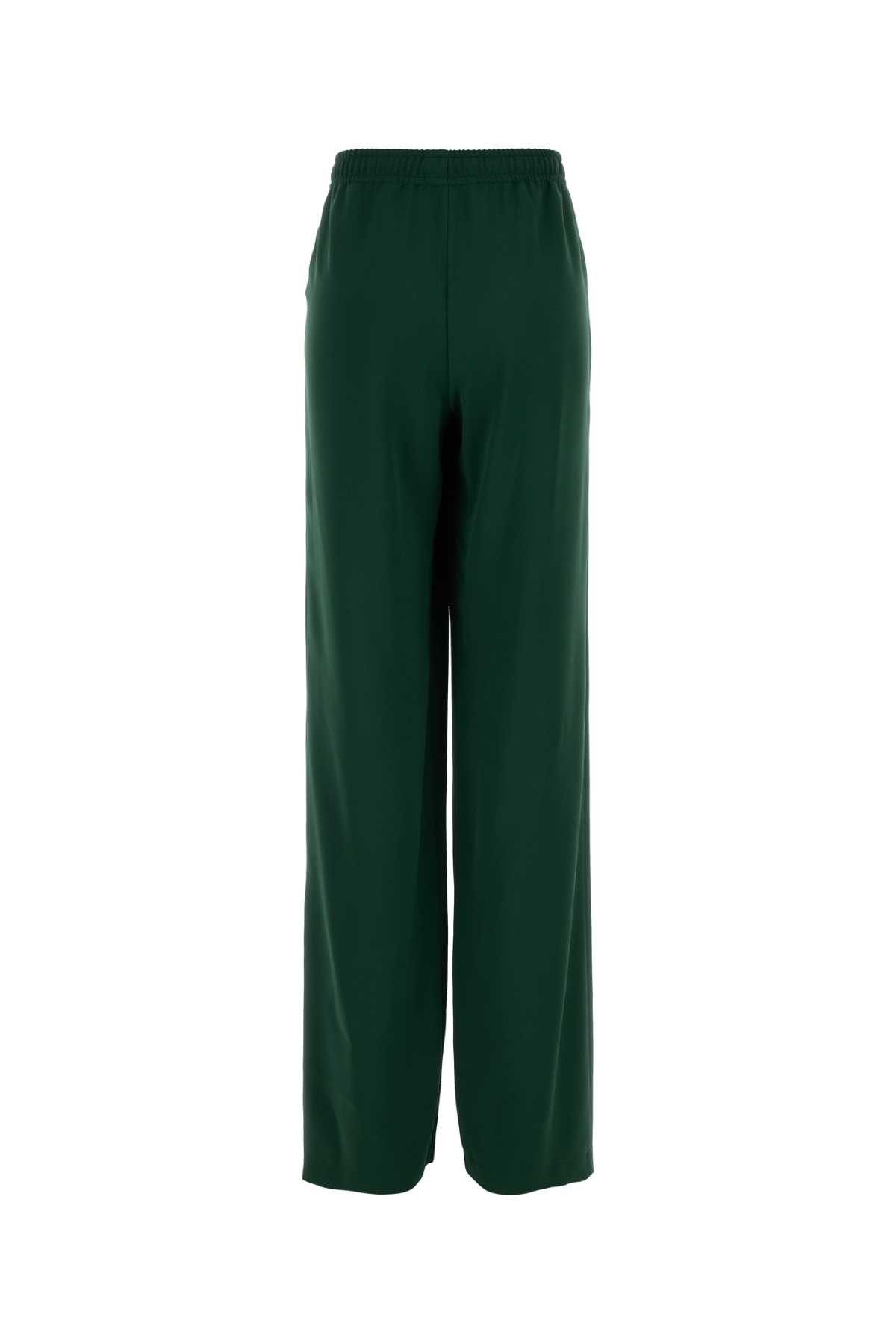 Ermanno Scervino Dark Green Polyester Pant Size 28" / US 6 / IT 42 - 2 Thumbnail