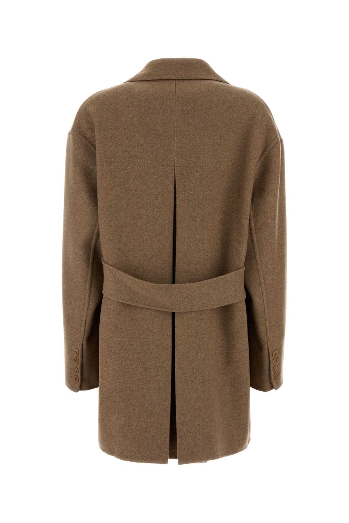 Ermanno Scervino Camel Wool Blend Blazer Size S / US 4 / IT 40 - 2 Thumbnail