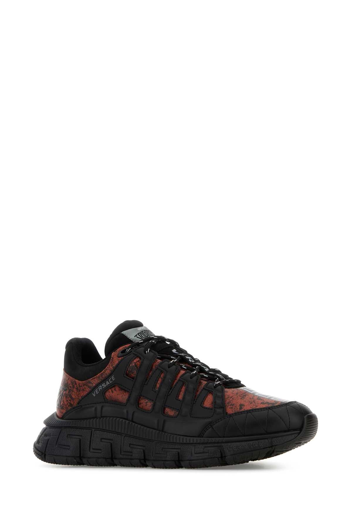 Versace Two-Tone Leather Sneakers Size US 9.5 / EU 42-43 - 2 Thumbnail