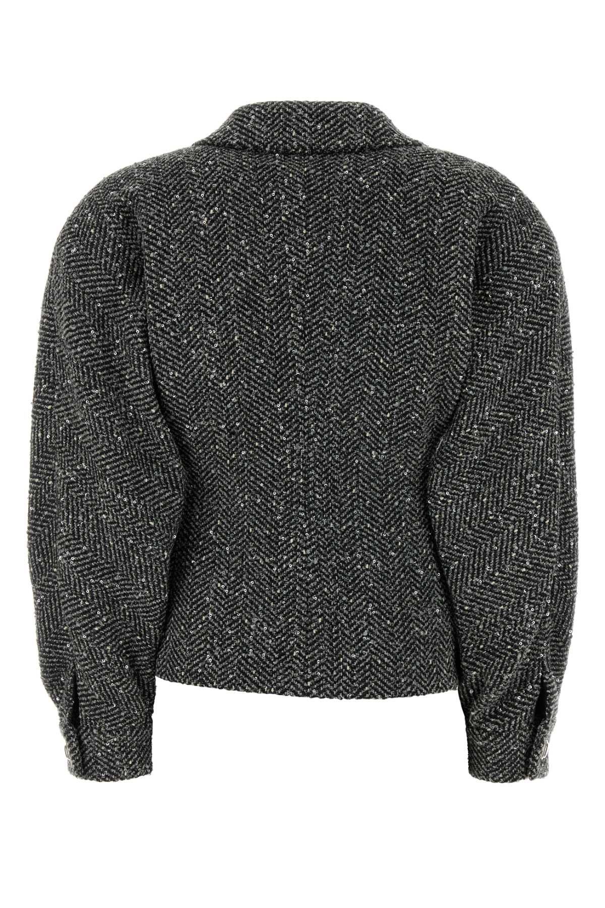 Alessandra Rich Multicolor Tweed Blazer Size S / US 4 / IT 40 - 2 Thumbnail