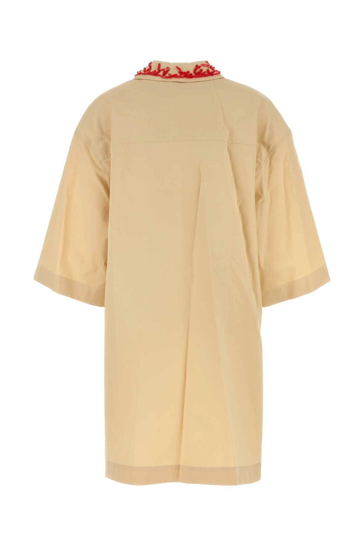 Fendi Pastel Yellow Poplin Dress Size M / US 6-8 / IT 42-44 - 2 Thumbnail