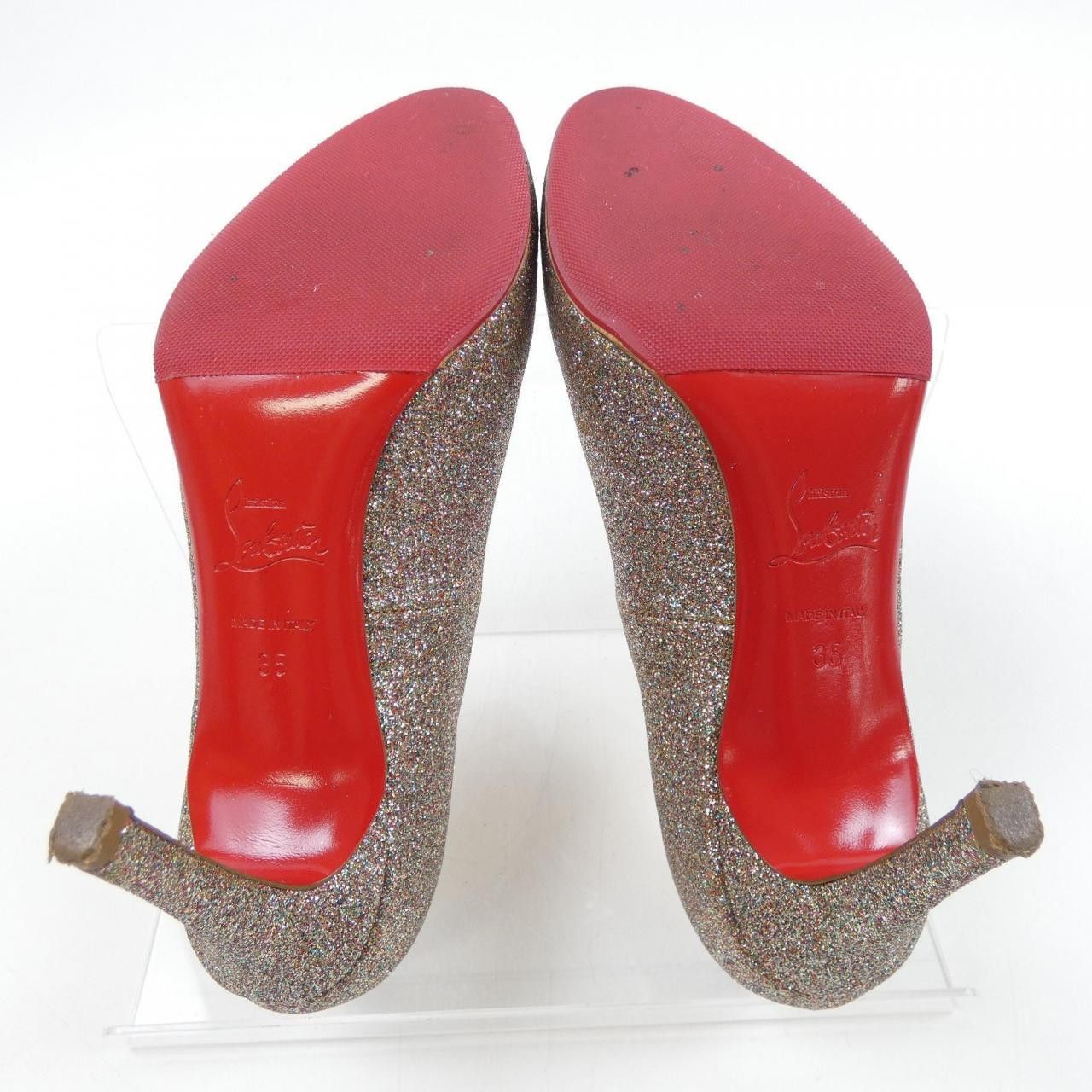 Christian Louboutin Christian Louboutin Christian Louboutin Pumps Leather Shoes DUTY FREE for USA Size ONE SIZE - 4 Thumbnail
