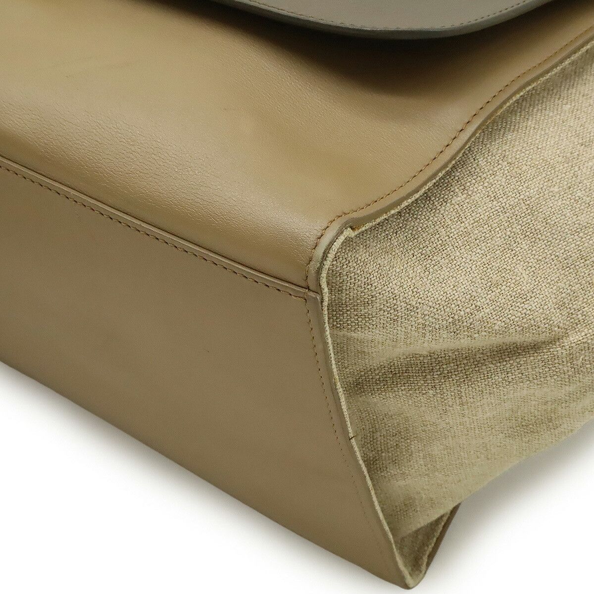 Celine Celine Celine Trapeze Leather Canvas 2way Bag Leather Shoulder Bag DUTY FREE for USA Size ONE SIZE - 3 Thumbnail