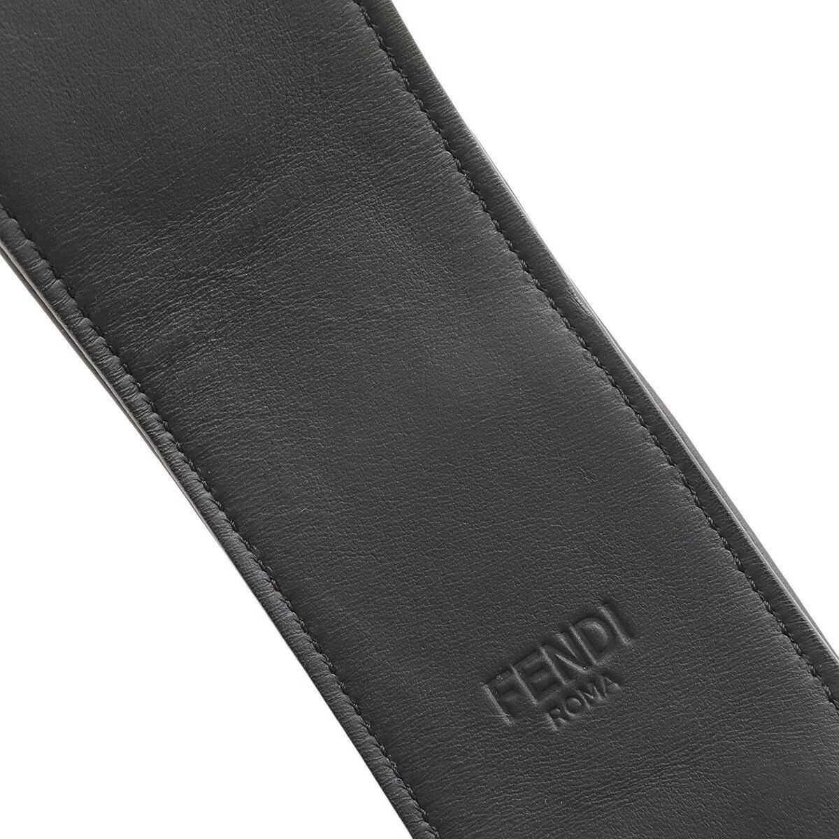 Fendi Fendi Fendi FF Logo Fur Leather Shoulder Strap Leather Other 8AV122 DUTY FREE for USA Size ONE SIZE - 4 Thumbnail