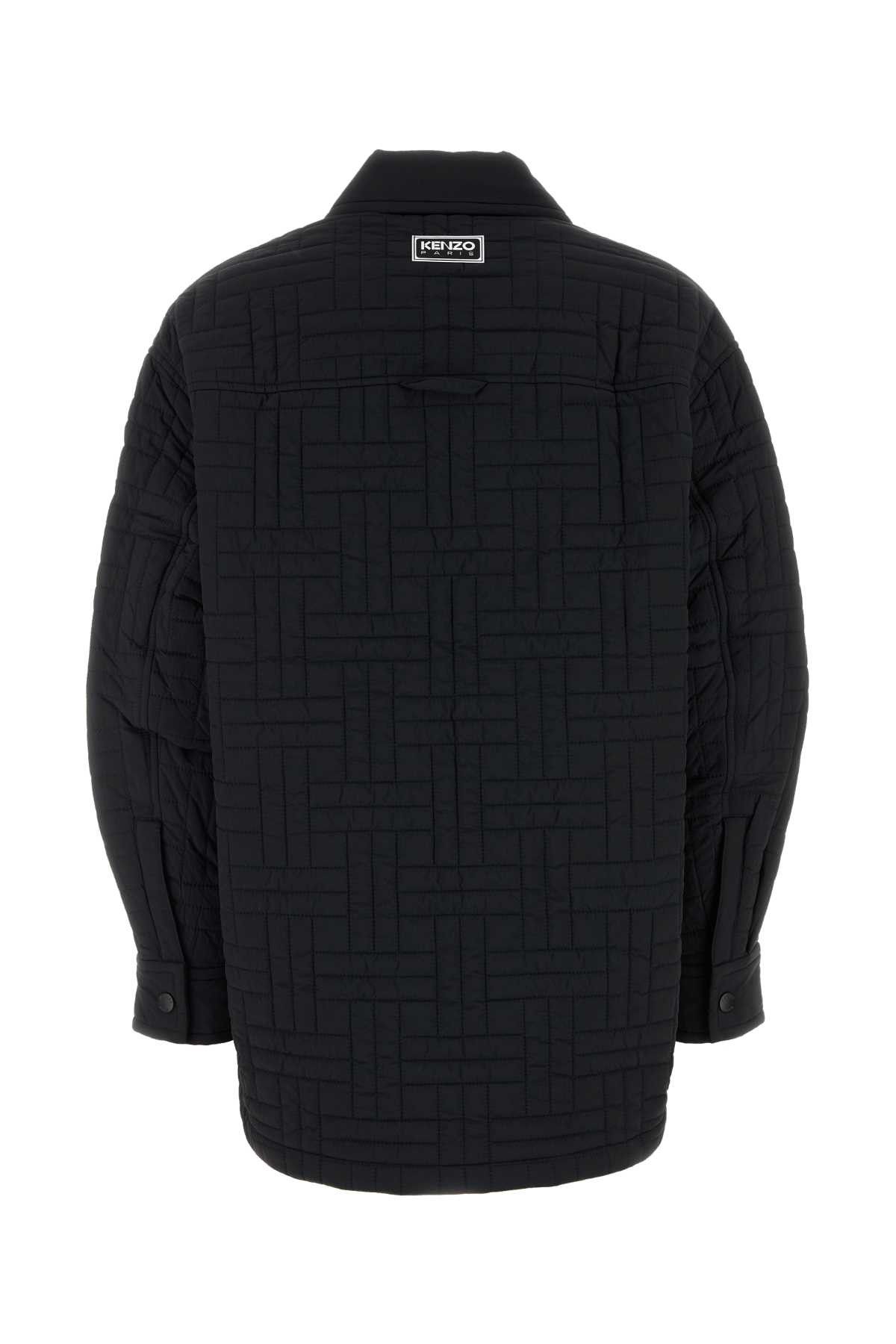 Kenzo Black Nylon Oversize Jacket Size M / US 6-8 / IT 42-44 - 2 Thumbnail