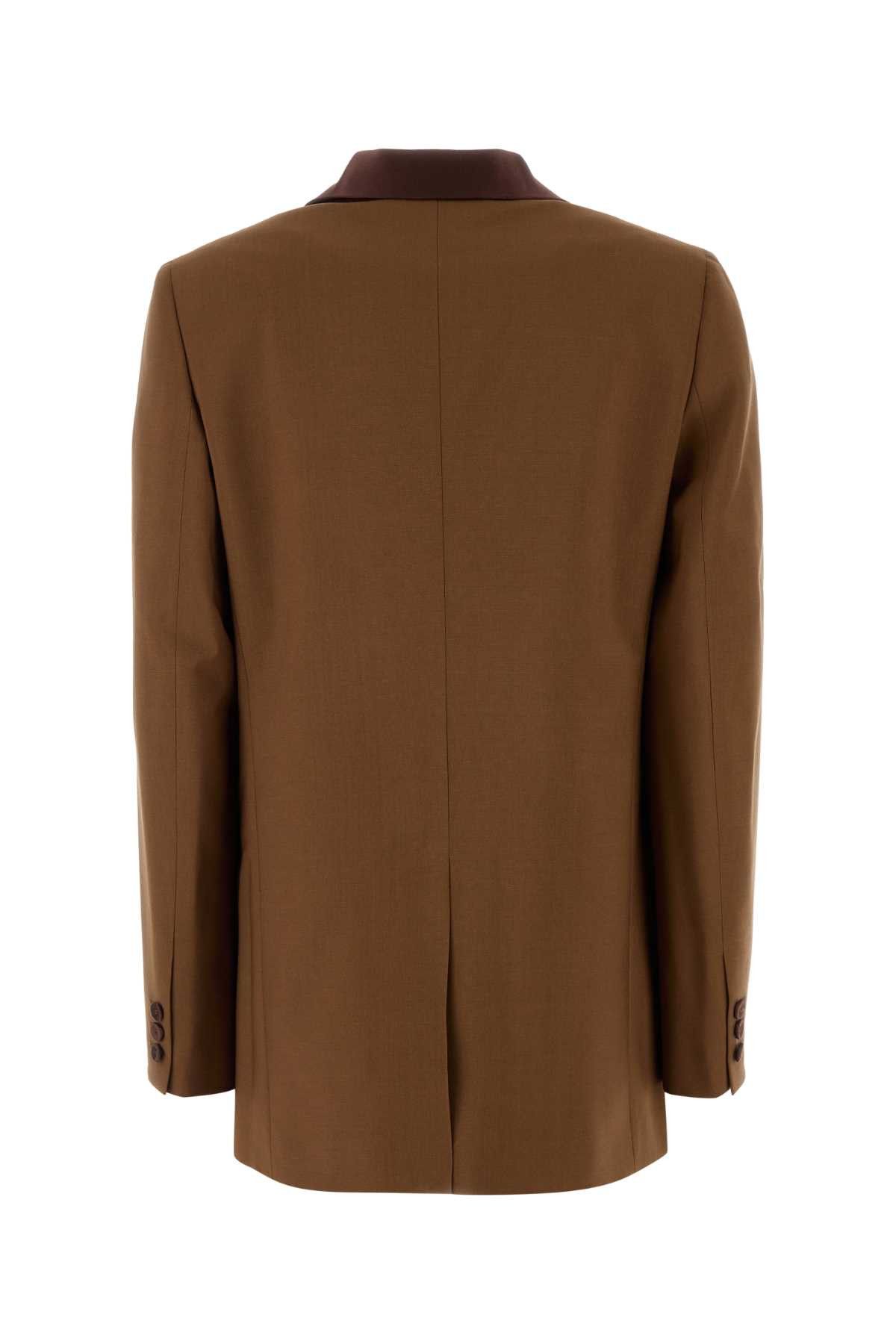 Fendi Caramel Wool Blend Blazer Size M / US 6-8 / IT 42-44 - 2 Thumbnail