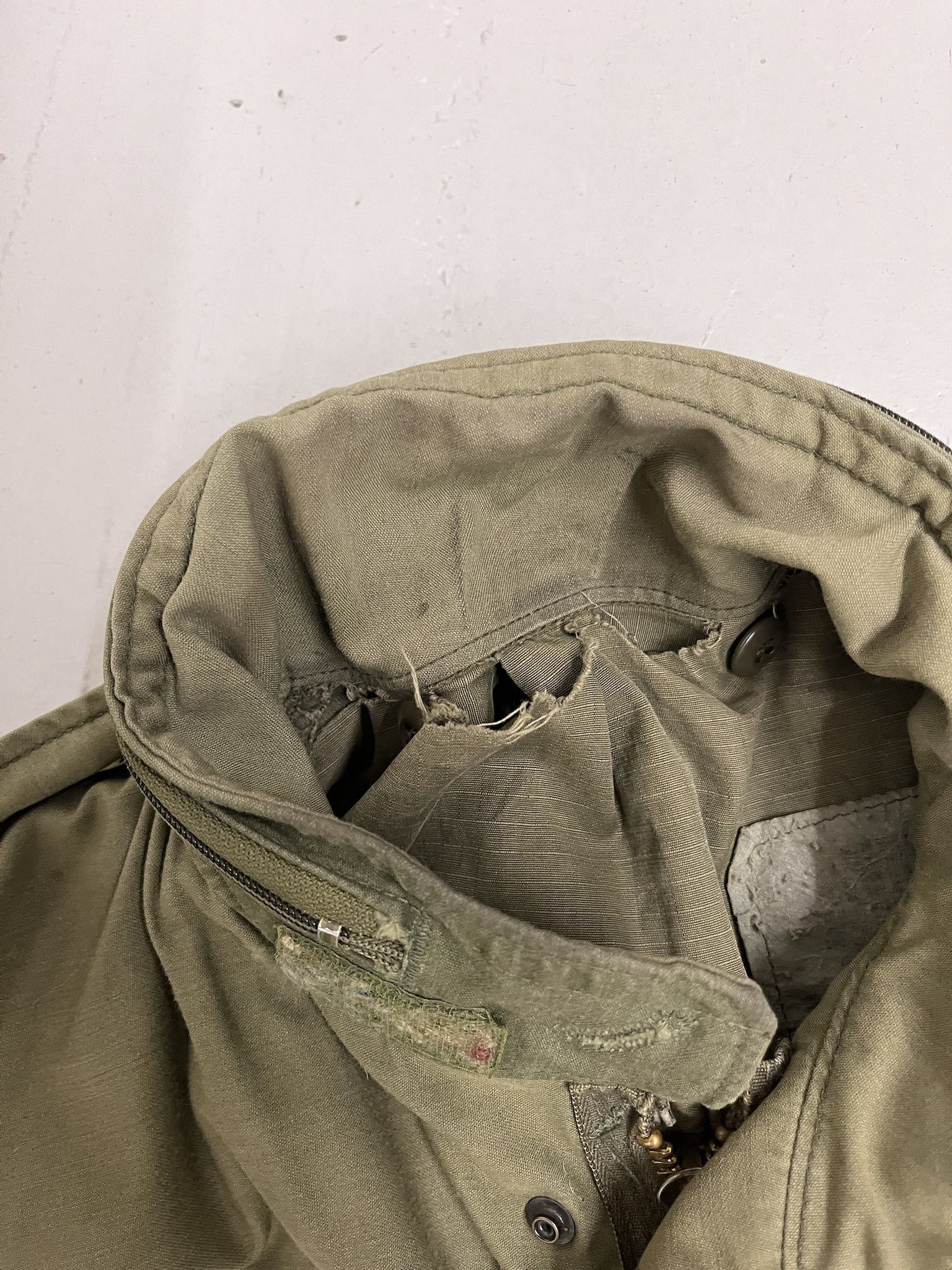 Vintage Vintage Military M-65 Olive Rip Stip Field Jacket Size Medium Regular Size US M / EU 48-50 / 2 - 5 Thumbnail