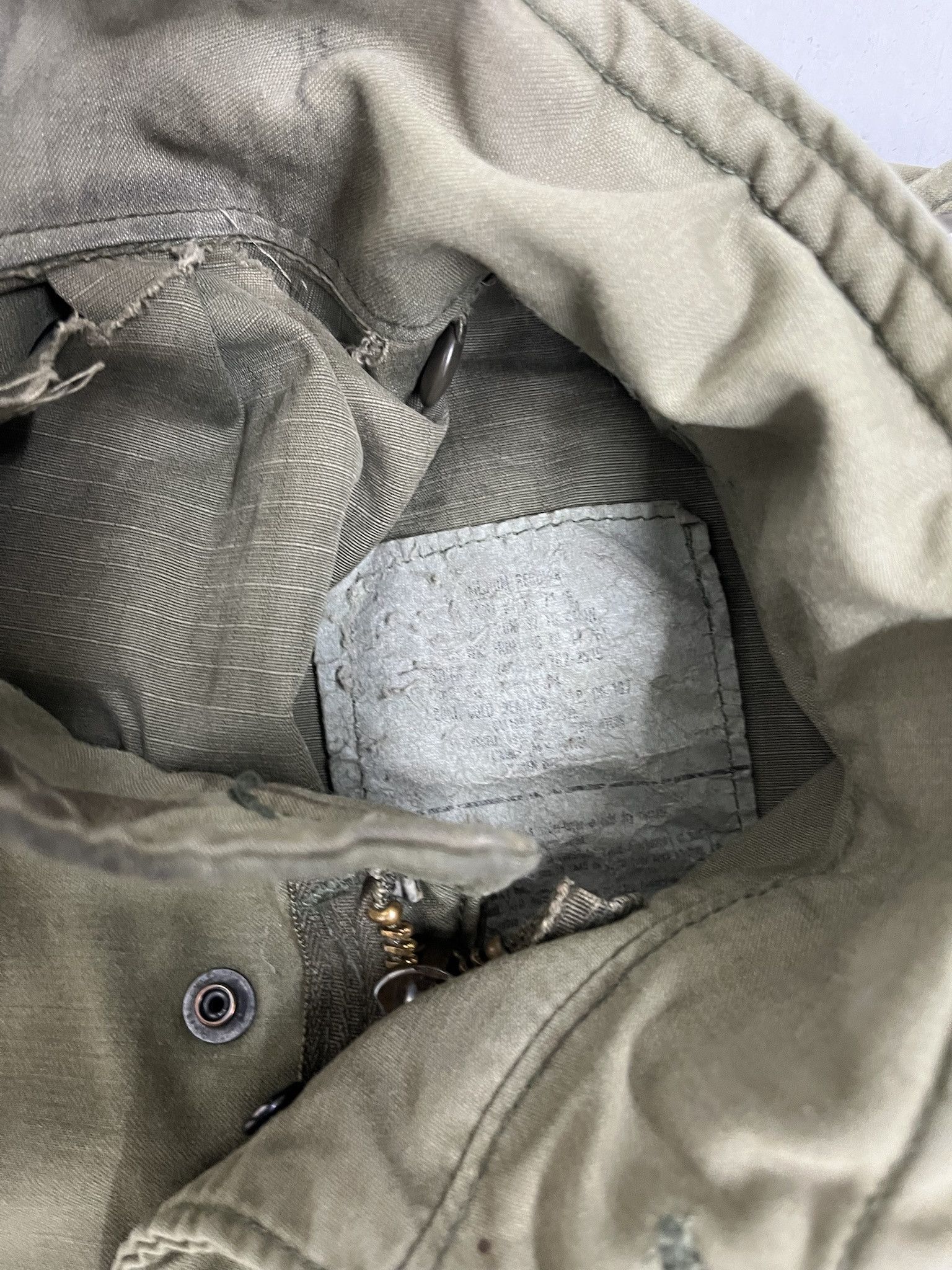 Vintage Vintage Military M-65 Olive Rip Stip Field Jacket Size Medium Regular Size US M / EU 48-50 / 2 - 4 Thumbnail