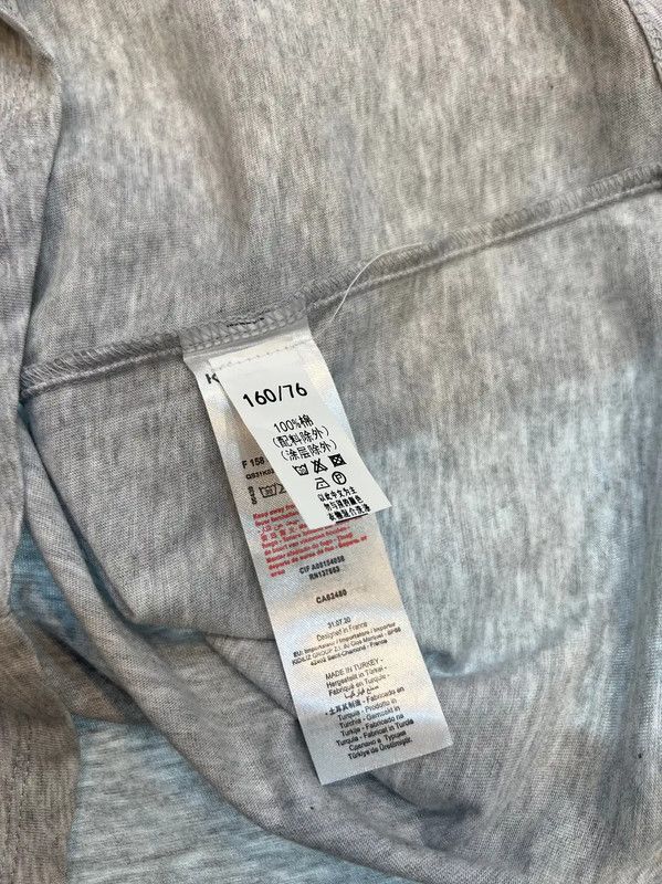 Kenzo KENZO Summer Logo Gray Cotton Tee 0089 Size M / US 6-8 / IT 42-44 - 6 Thumbnail