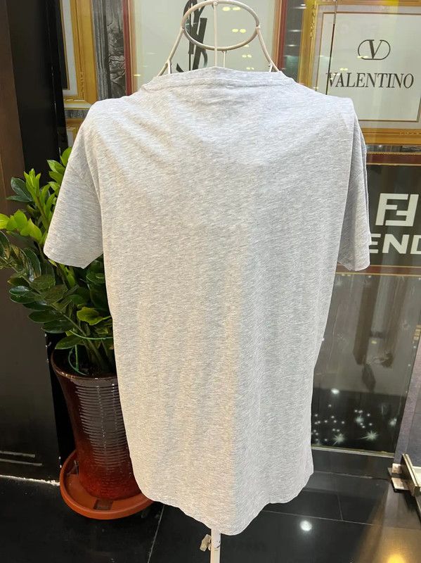 Kenzo KENZO Summer Logo Gray Cotton Tee 0089 Size M / US 6-8 / IT 42-44 - 4 Thumbnail