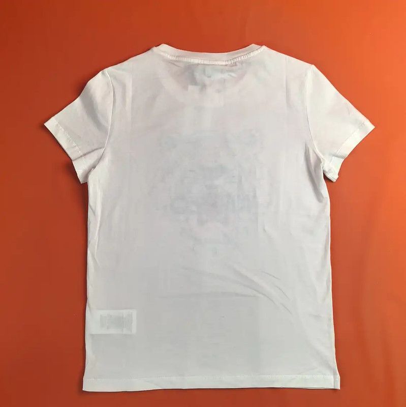 Kenzo KENZO Summer White Cotton Graphic Tee 0089 Size S / US 4 / IT 40 - 2 Thumbnail
