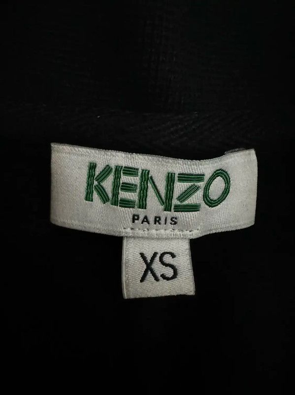 Kenzo Kenzo Black Logo Pullover Sweatshirt for Women 0089 Size XS / US 0-2 / IT 36-38 - 3 Thumbnail
