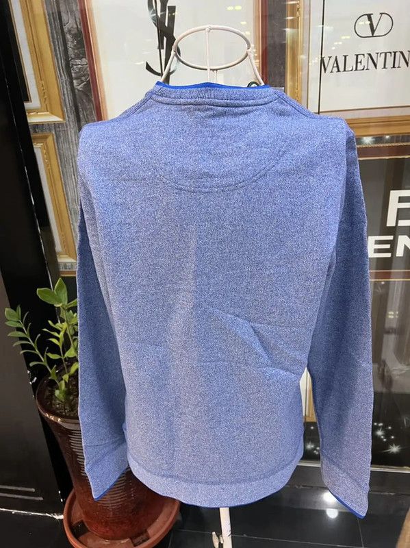 Kenzo KENZO Women's M Blue Cotton Tiger Sweater 0089 Size M / US 6-8 / IT 42-44 - 6 Thumbnail