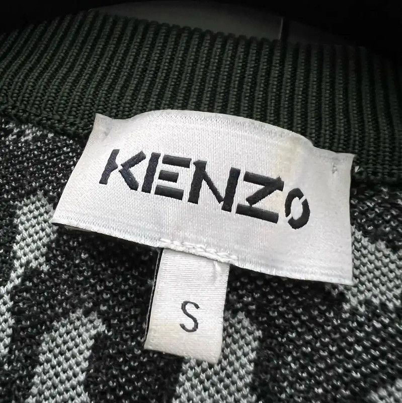 Kenzo KENZO Colorful Cotton Long Sleeve Crop Sweatshirt 0089 Size S / US 4 / IT 40 - 2 Thumbnail