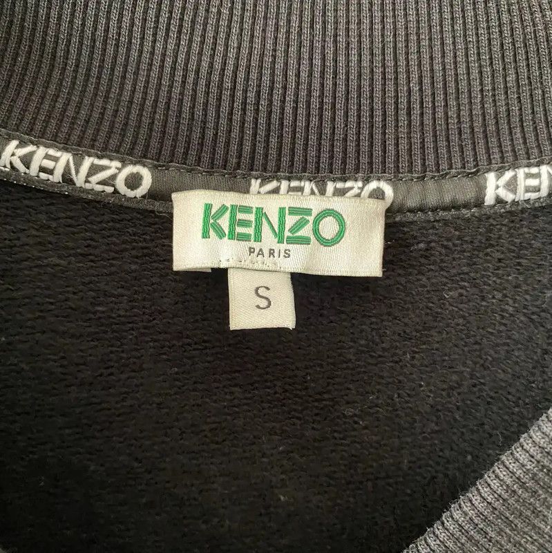 Kenzo KENZO Black Oversized Logo Dress for Women 0089 Size S / US 4 / IT 40 - 6 Thumbnail