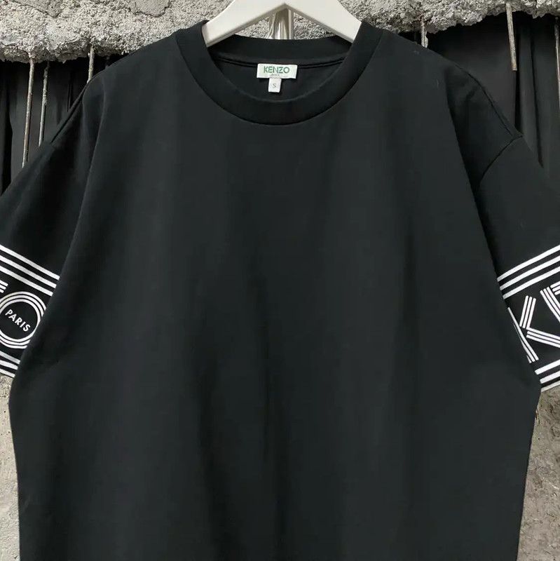 Kenzo KENZO Black Cotton S Size Women's T-Shirt 0089 Size S / US 4 / IT 40 - 3 Thumbnail