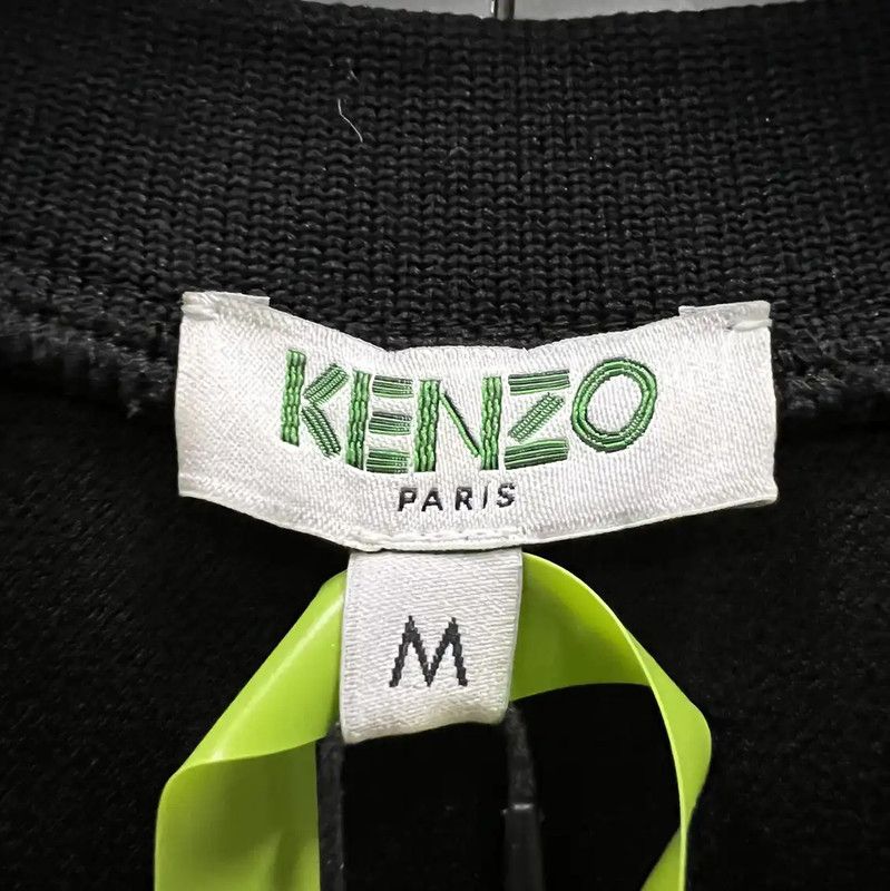 Kenzo KENZO Summer Black Cotton Short Dress 0089 Size M / US 6-8 / IT 42-44 - 3 Thumbnail