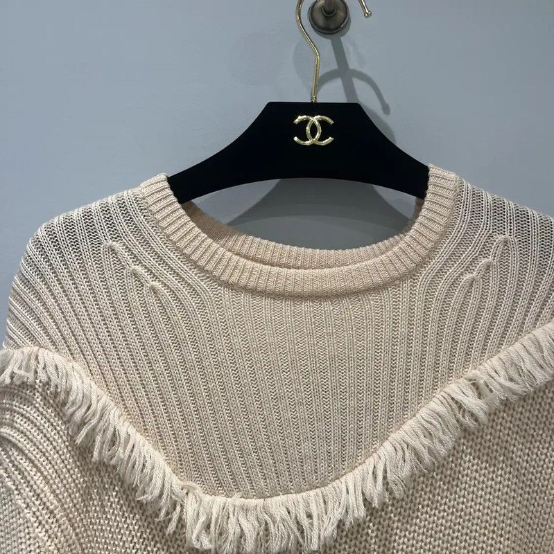 Kenzo KENZO Oversized Cream Wool Midi Dress 0089 Size S / US 4 / IT 40 - 4 Thumbnail