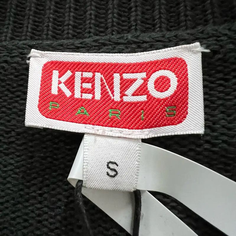 Kenzo Kenzo Logo Black Cotton Sweatshirt for Women 0089 Size S / US 4 / IT 40 - 2 Thumbnail