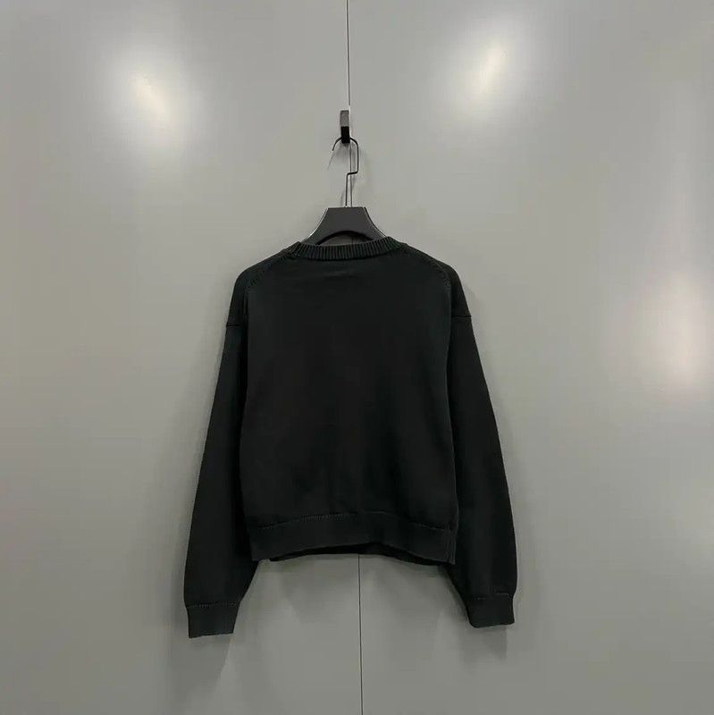 Kenzo Kenzo Logo Black Cotton Sweatshirt for Women 0089 Size S / US 4 / IT 40 - 3 Thumbnail