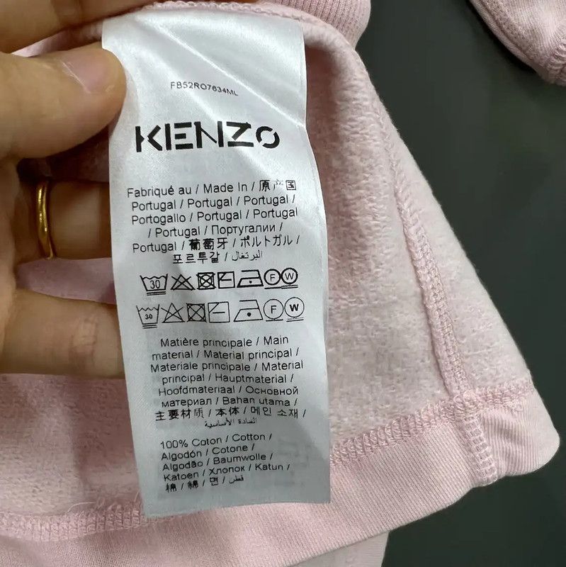 Kenzo KENZO Summer Pink Cotton Dress for Women 0089 Size M / US 6-8 / IT 42-44 - 3 Thumbnail