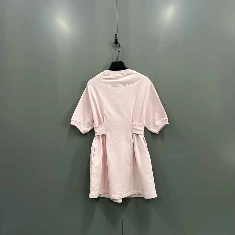 Kenzo KENZO Summer Pink Cotton Dress for Women 0089 Size M / US 6-8 / IT 42-44 - 2 Thumbnail