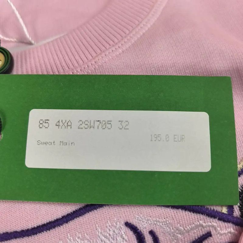 Kenzo Kenzo Pink Tiger Head Long Sleeve Sweater 0089 Size L / US 10 / IT 46 - 6 Thumbnail