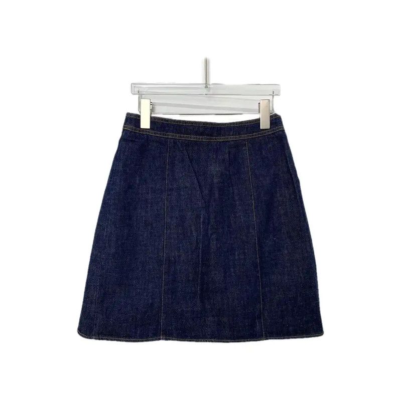 Kenzo KENZO Denim Skirt in Deep Blue for Women 0089 Size 23" - 2 Thumbnail