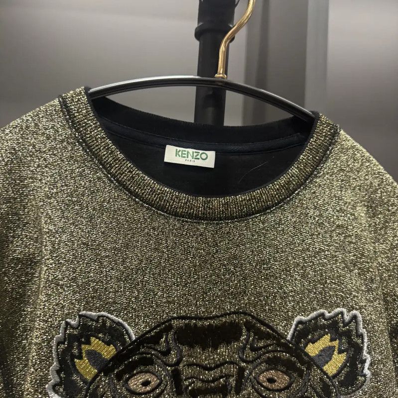 Kenzo KENZO Gold Women's Sweatshirt 0089 Size S / US 4 / IT 40 - 4 Thumbnail