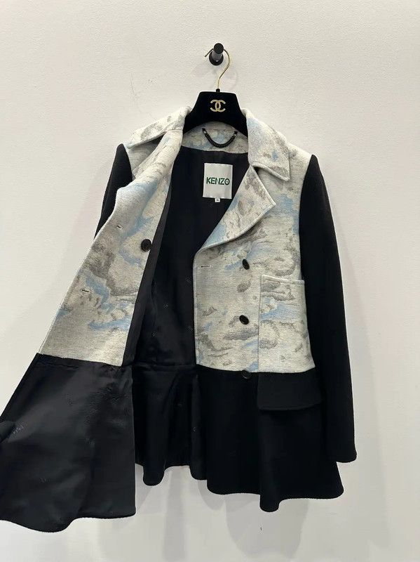 Kenzo KENZO Women's Black Wool Jacket Size S 0089 Size S / US 4 / IT 40 - 3 Thumbnail