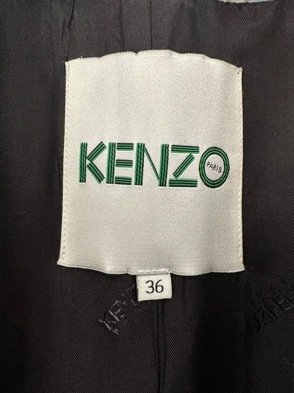 Kenzo KENZO Women's Black Wool Jacket Size S 0089 Size S / US 4 / IT 40 - 4 Thumbnail