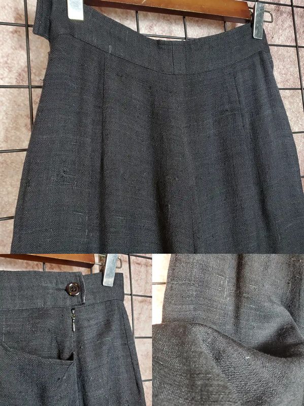 Kenzo KENZO Summer Dark Gray Silk Casual Pants 0089 Size 23" - 5 Thumbnail