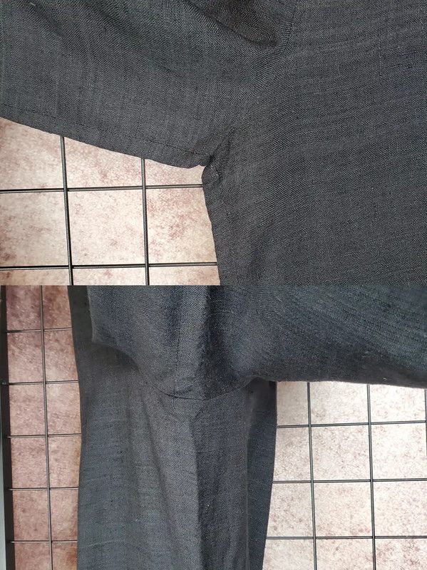 Kenzo KENZO Summer Dark Gray Silk Casual Pants 0089 Size 23" - 6 Thumbnail