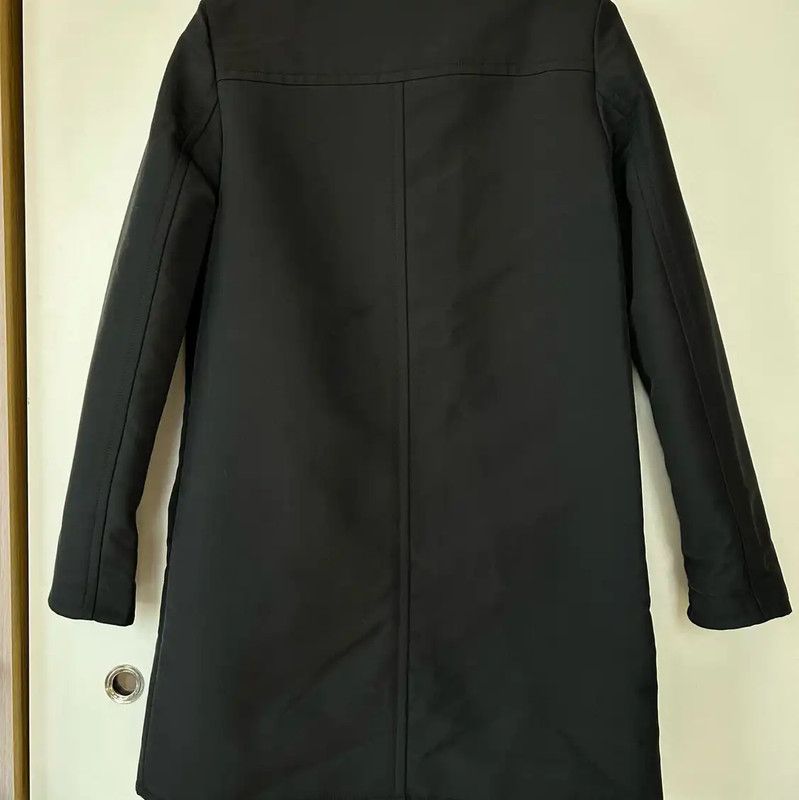 Kenzo KENZO Black Mid-Length Coat with Gold Buttons 0089 Size M / US 6-8 / IT 42-44 - 4 Thumbnail
