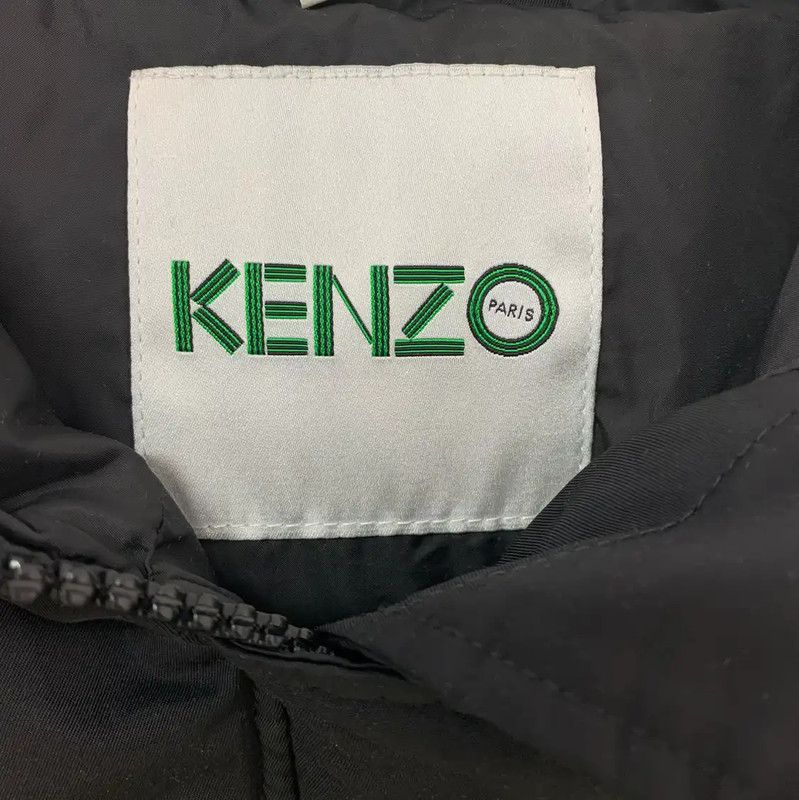 Kenzo Kenzo Black Cotton Women's Puffer Jacket 0089 Size S / US 4 / IT 40 - 4 Thumbnail