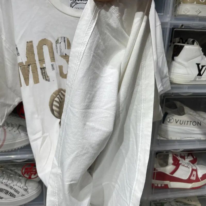 Moschino Moschino White Cotton T-Shirt with Teddy Bear 0089 Size S / US 4 / IT 40 - 9 Thumbnail