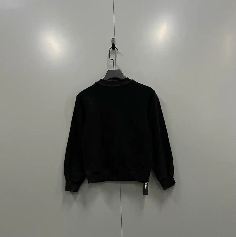 Moschino Moschino Black Logo Crewneck Sweatshirt 0089 Size ONE SIZE - 3 Thumbnail